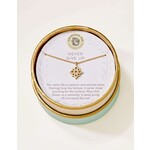 Spartina SLV Necklace 18" Never Give Up/Lotus Gold