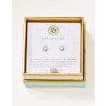 Spartina SLV Stud Earrings Ray of Hope/Gem