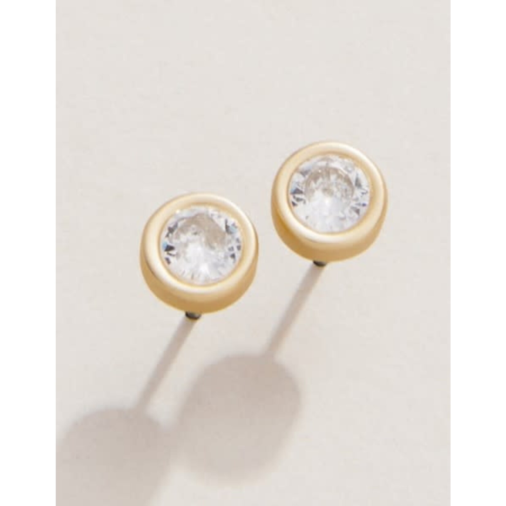 Spartina SLV Stud Earrings Ray of Hope/Gem