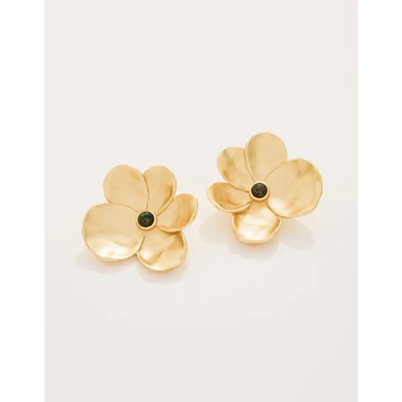 Spartina Viola Black Earrings