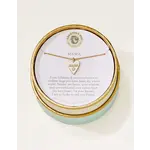 Spartina SLV Necklace 18" Mama/Heart Gold