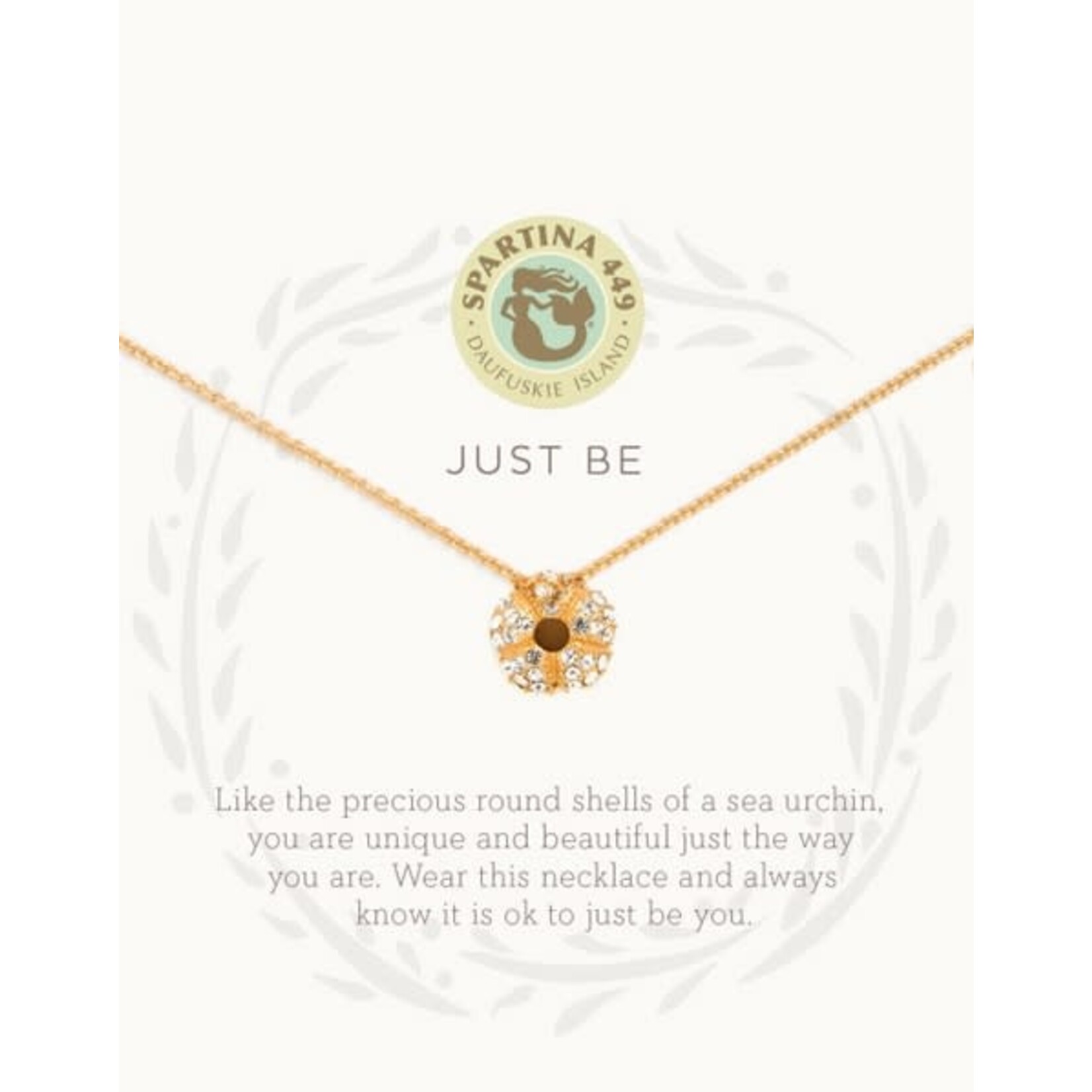 Spartina Sea La Vie Necklace 18" Just Be/Sea Urchin Gold
