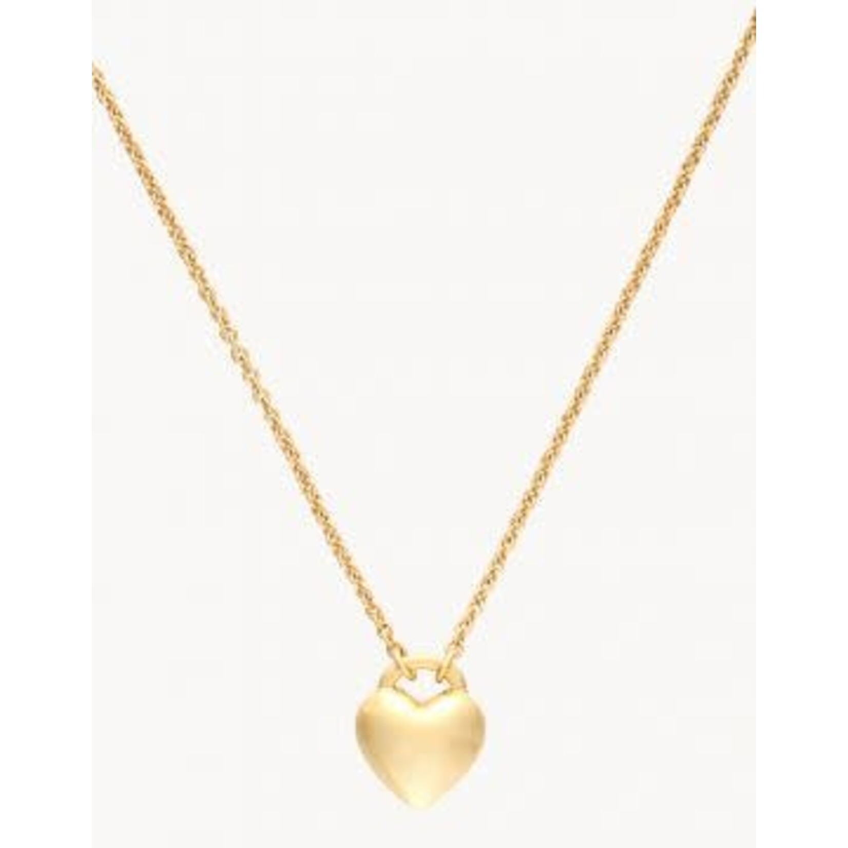 Spartina Sea La Vie Necklace 18" Love/Heart Gold