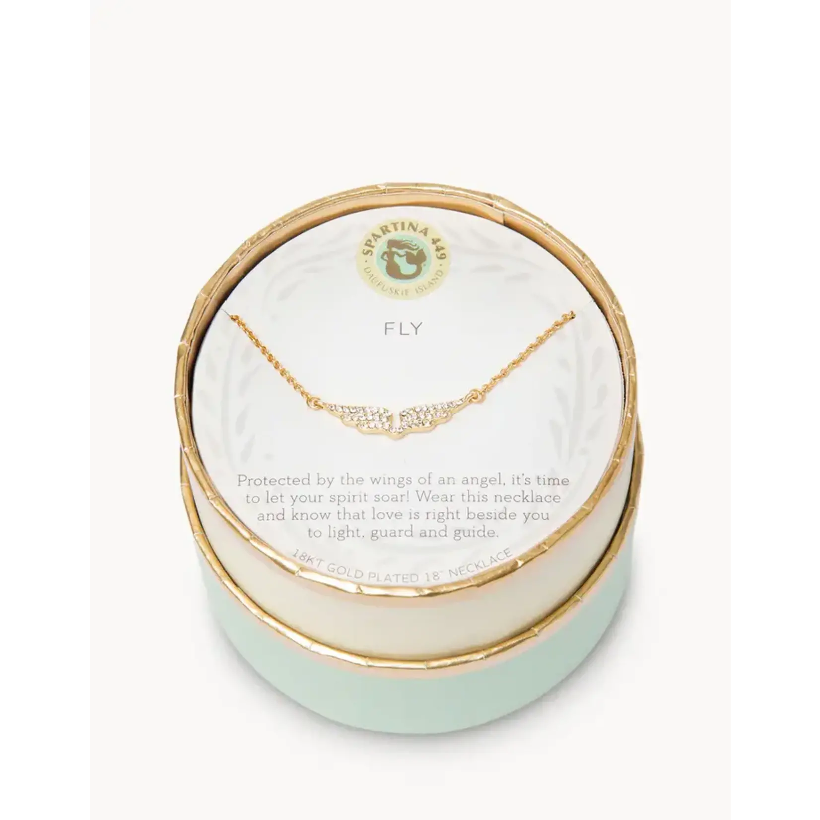 Spartina Sea La Vie Necklace 18" Fly/Wings