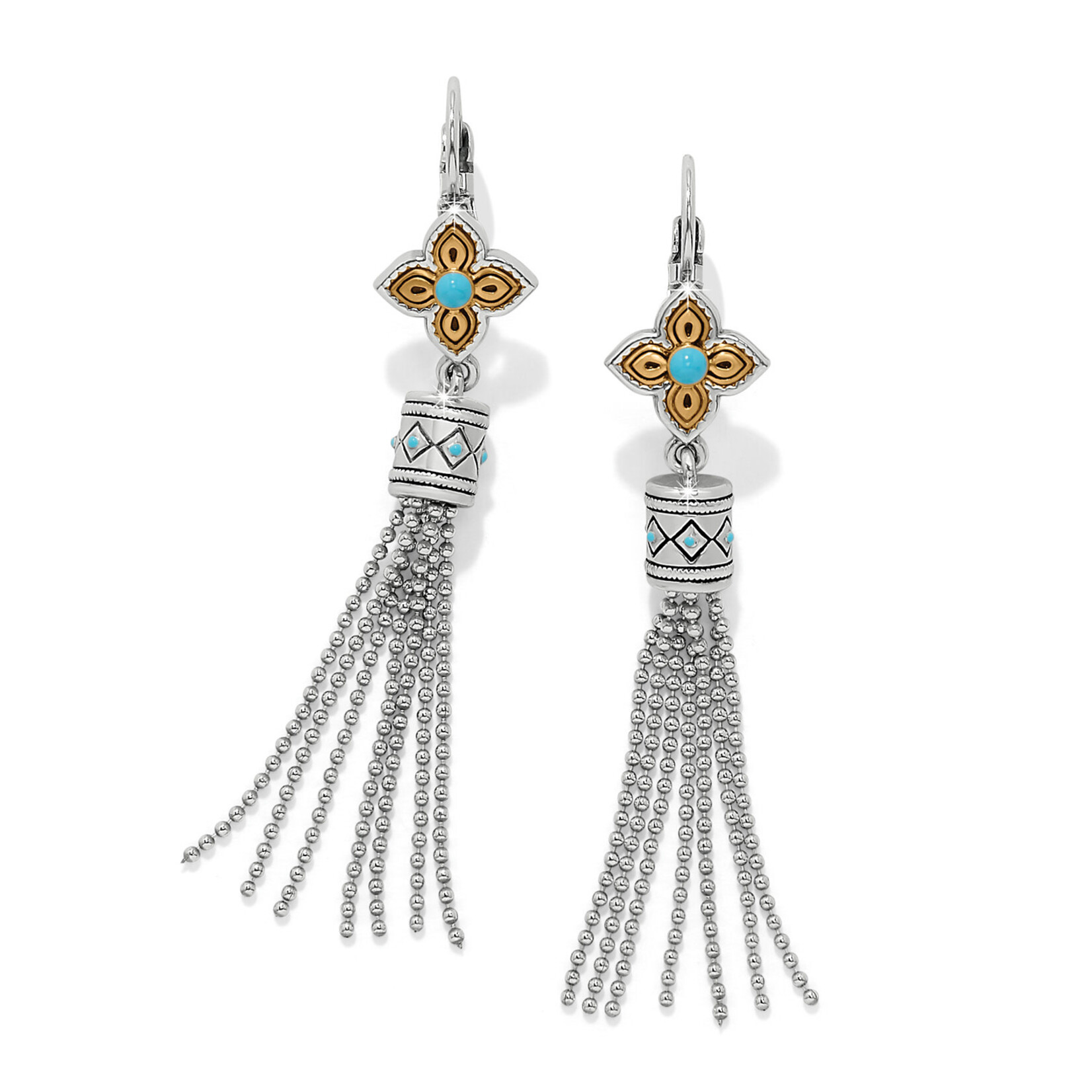 Brighton Mosaic Cerrillos Tassel Leverback Earrings