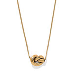 Brighton Interlok Single Knot Mini Gold Necklace
