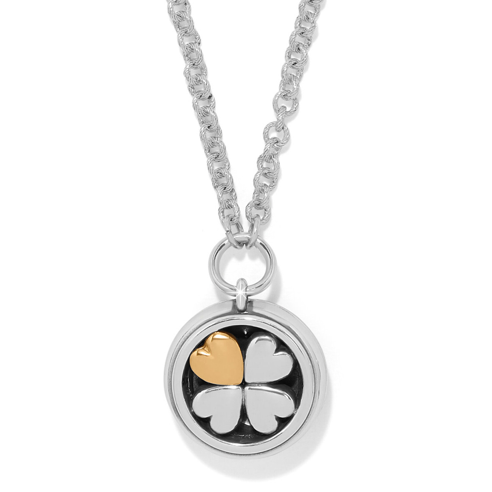 Brighton Mystery Of Love Aquamarine Heart Necklace