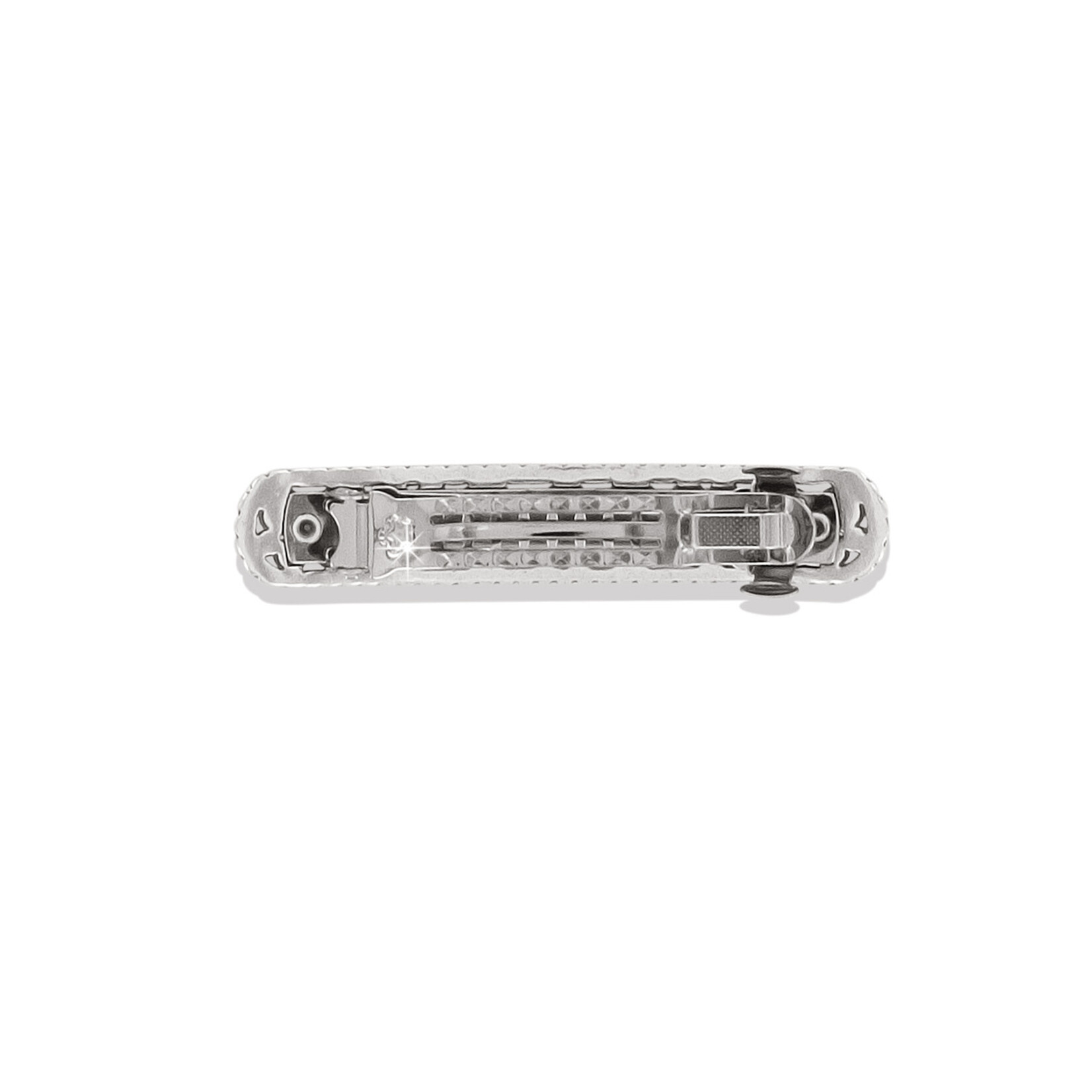 Brighton Halo Barrette Silver-Tanzanite