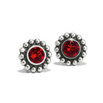 Brighton Twinkle Mini Post Earrings Ruby