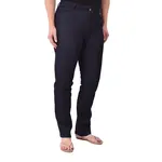 Zip Fly Dark Wash Straight Leg Denim