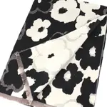Pretty Persuasions Florensa Reversible Polyester/Viscose Scarf In Black/Cream