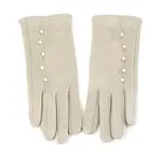 Pretty Persuasions Danube Gloves W/Faux Pearl In Beige