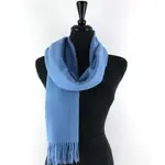 Pretty Persuasions Solid Color Cozy Soft Scarf In Blue