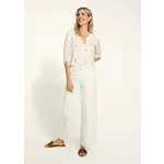 FDJ Olivia Wide Leg Ankle Jeans in Ivory