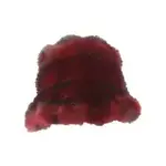 Jeanne Simmons Faux Fur Swirl Bucket Hat in Wine