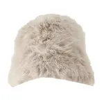 Jeanne Simmons Faux Fur Shaggy Bucket Hat in Taupe