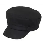 Jeanne Simmons Poly Fleece Lined Newsboy Cap in Black