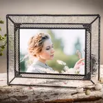 J Devlin Glass Vintage Wedding Picture Frame 4x6 H/V