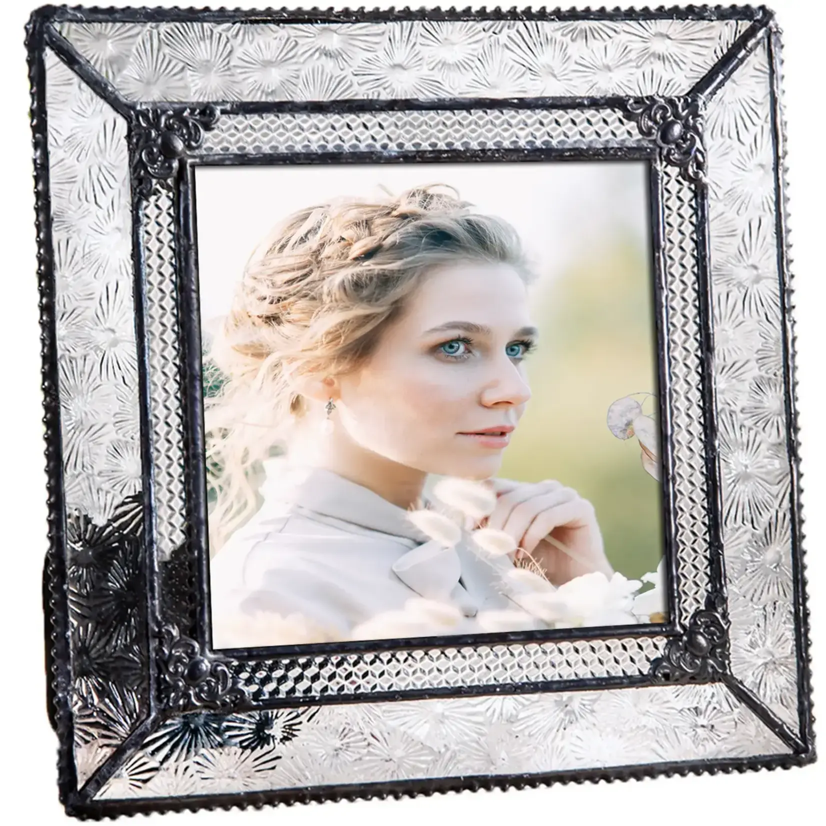 J Devlin Glass Vintage Wedding Picture Frame 4x4