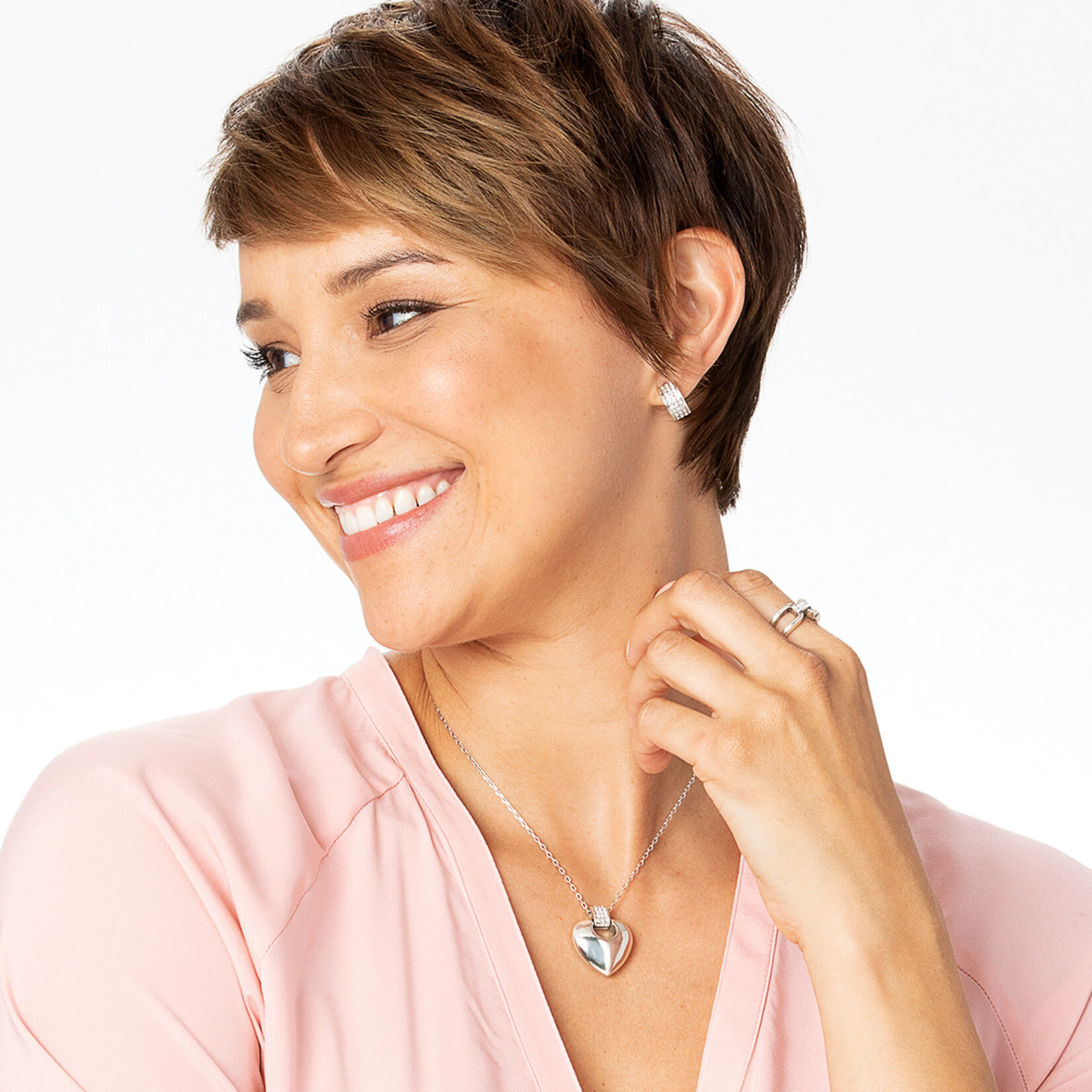 Brighton Meridian Equinox Heart Necklace