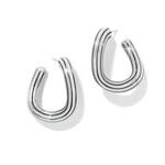 Brighton Ferrara Eterna Silver Post Earrings