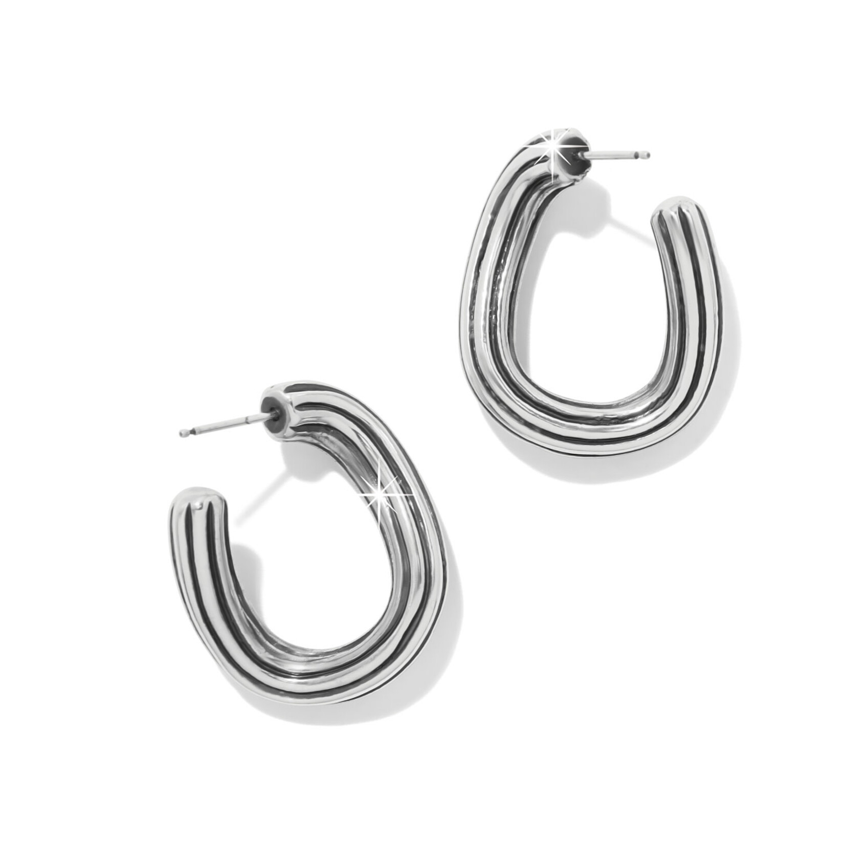 Brighton Ferrara Eterna Silver Post Earrings