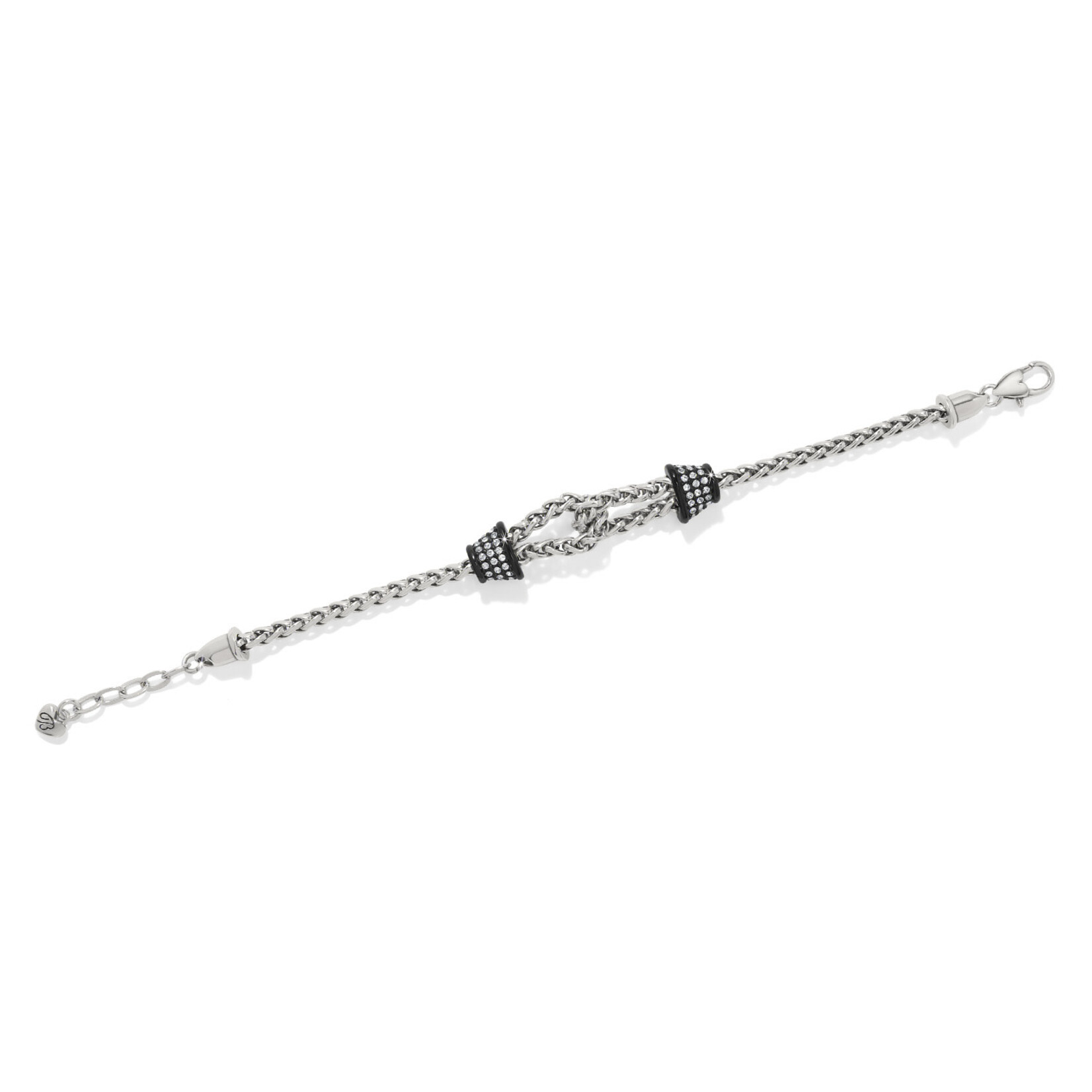 Brighton Meridian Ventus Silver/Black Bracelet