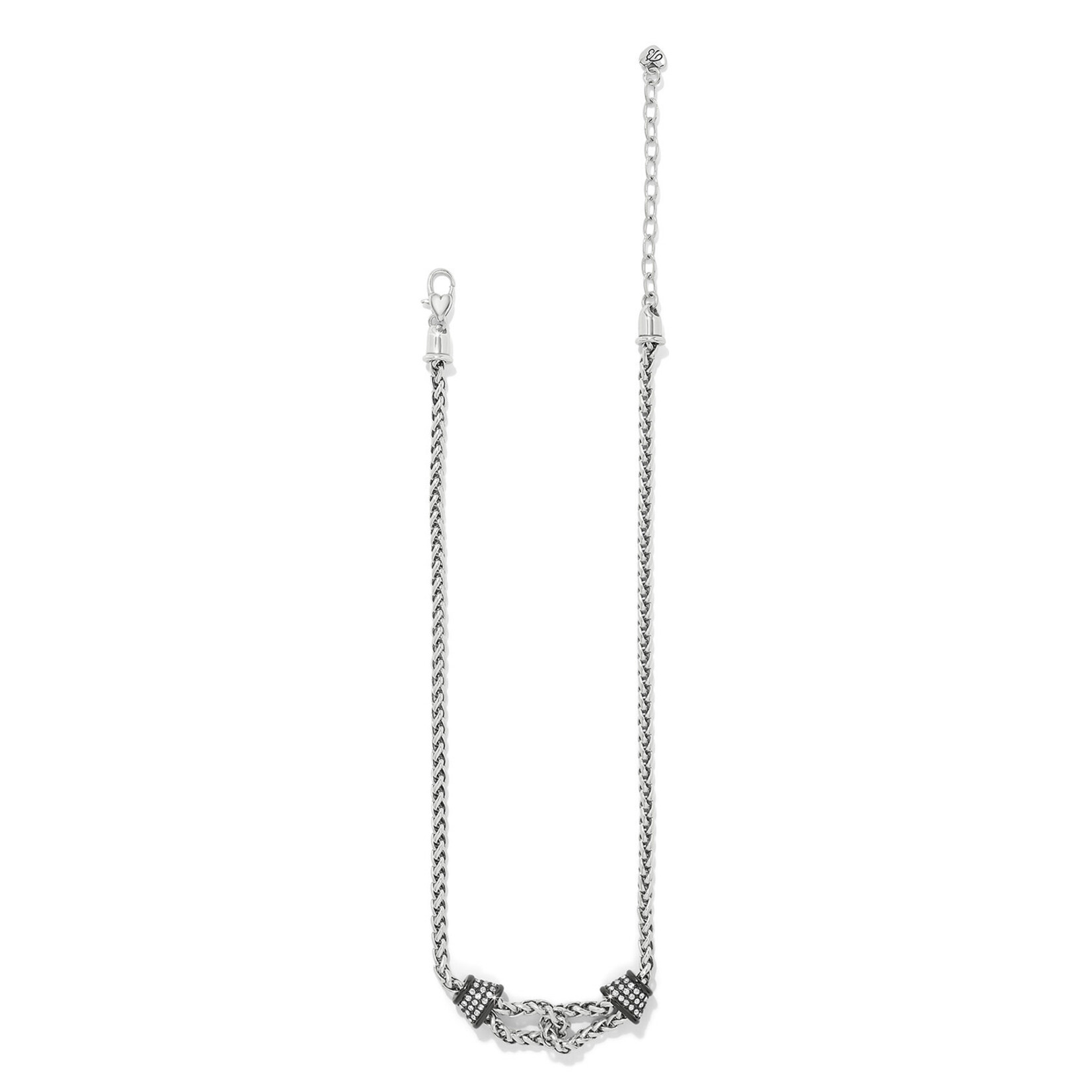 Brighton Meridian Ventus Silver/Black Necklace