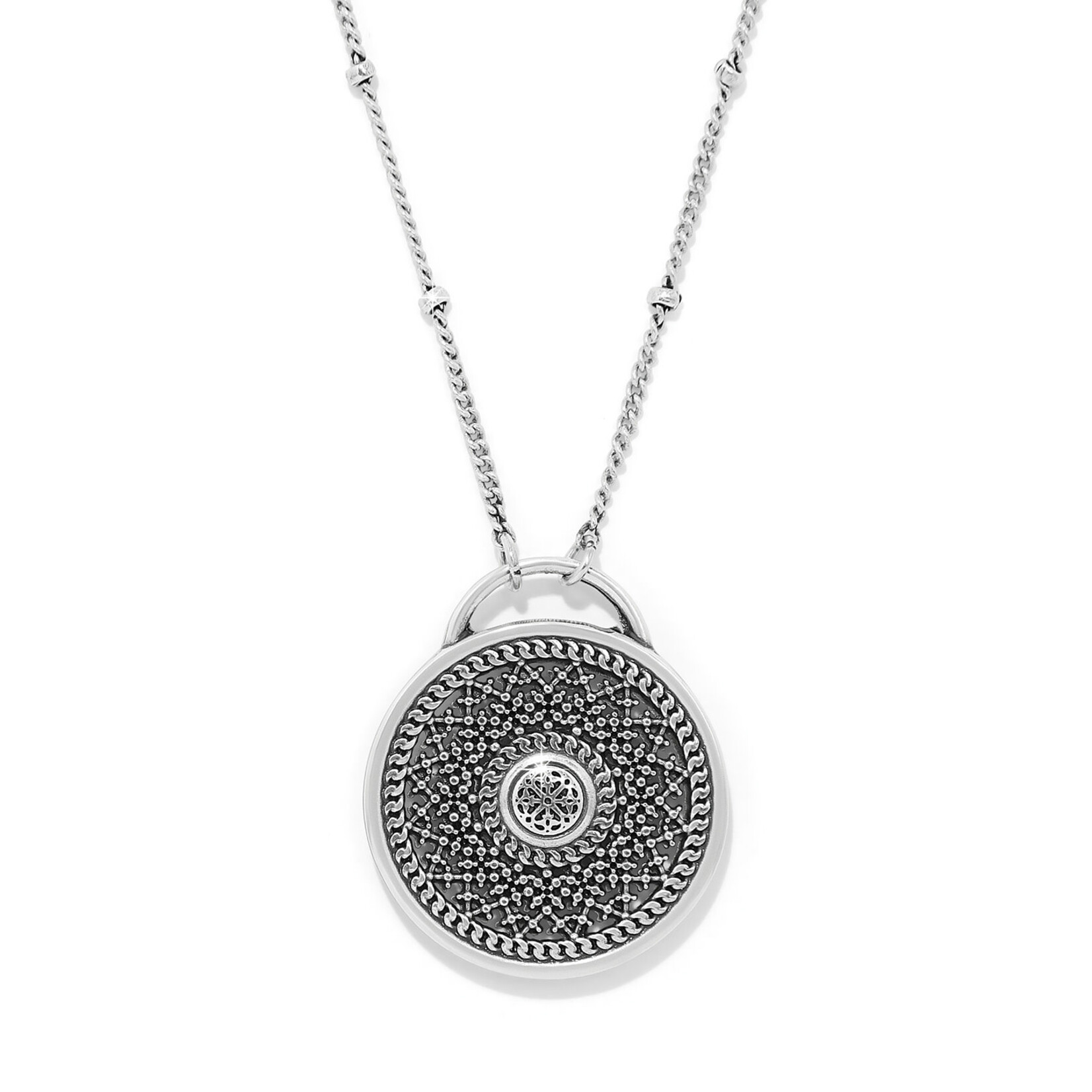 Brighton Ferrara Segreta Medallion Petite Necklace