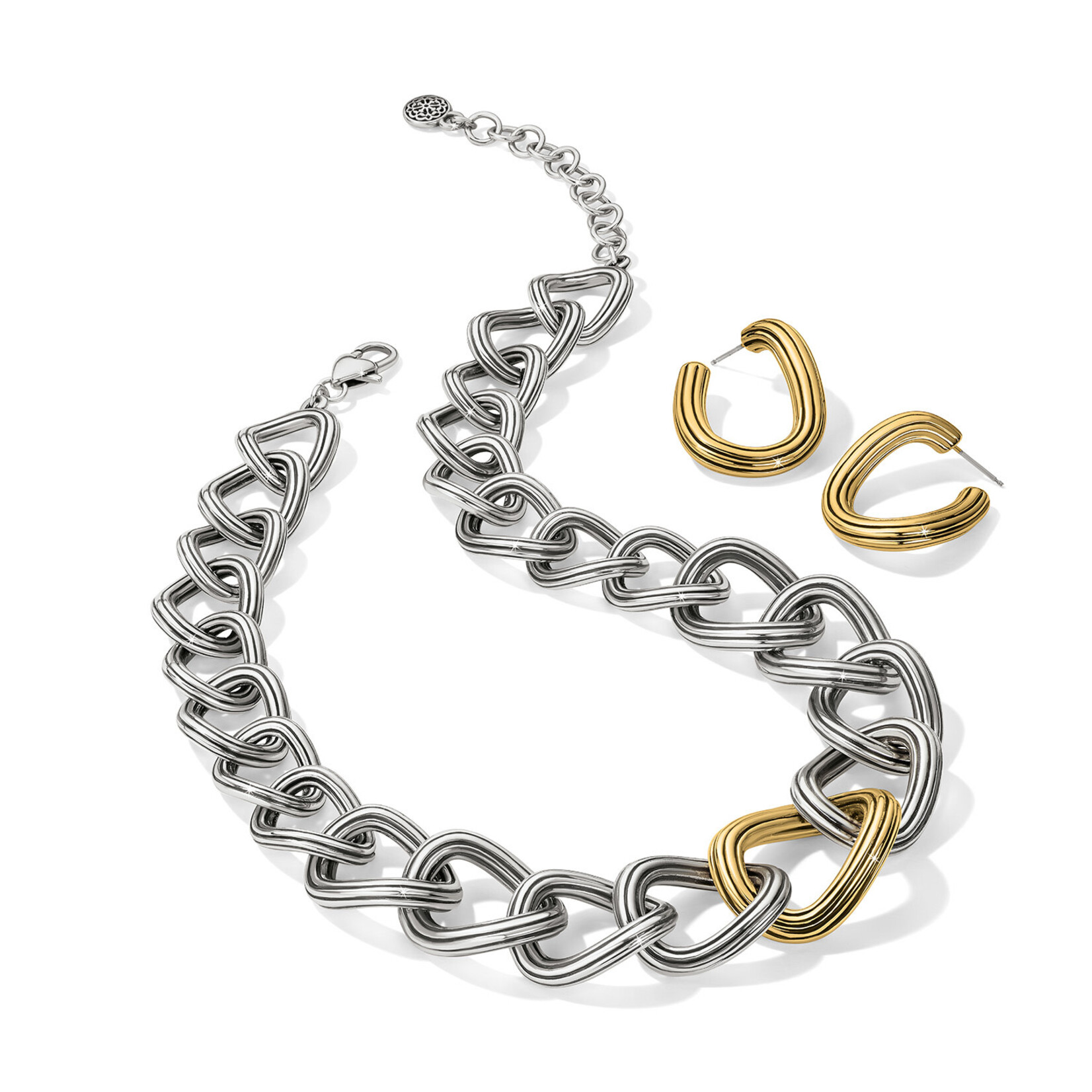 Brighton Ferrara Eterna Two Tone Link Necklace