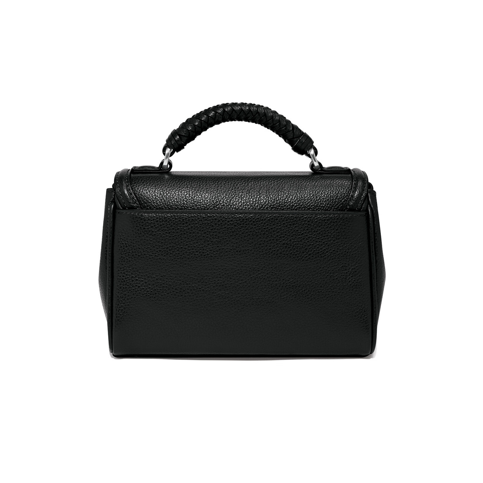 Brighton Tatum Small Flap Satchel in Black