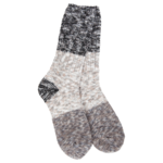 World's Softest Weekend Ragg Crew - Stone CB Multi