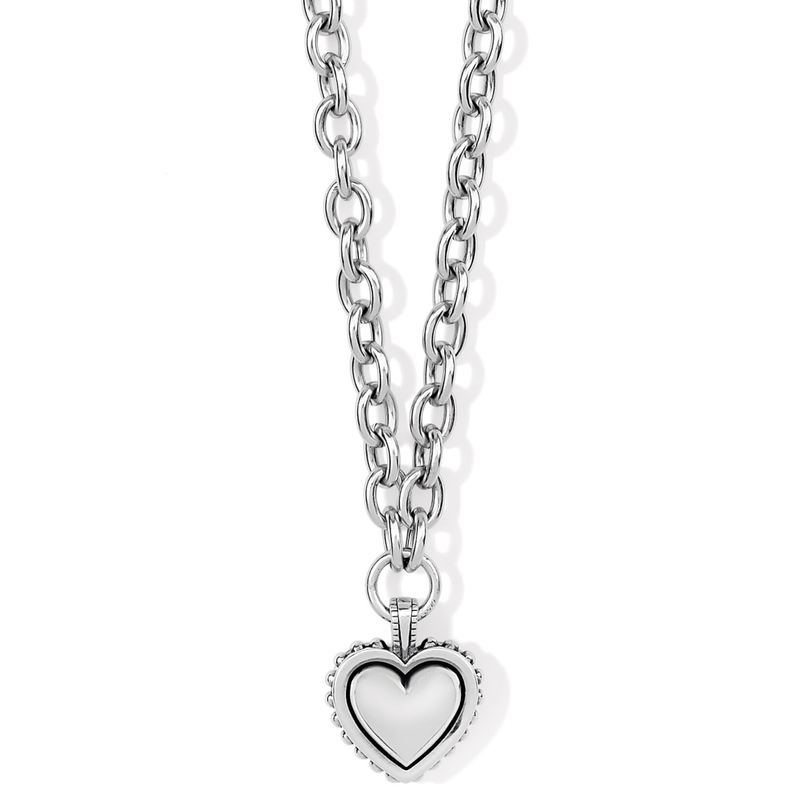 Brighton Pretty Tough Bold Heart Necklace