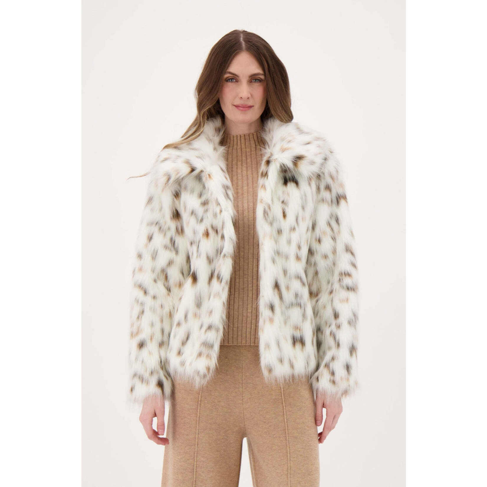 Cheetah Faux Fur Jacket