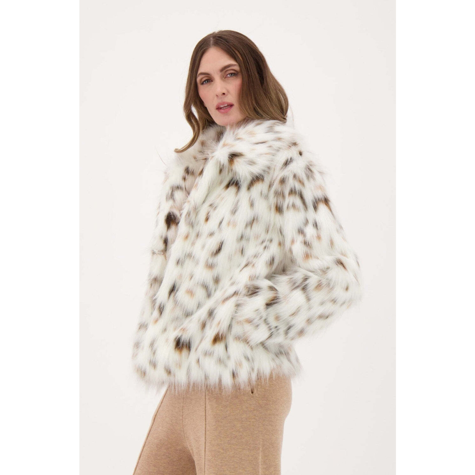 Cheetah Faux Fur Jacket