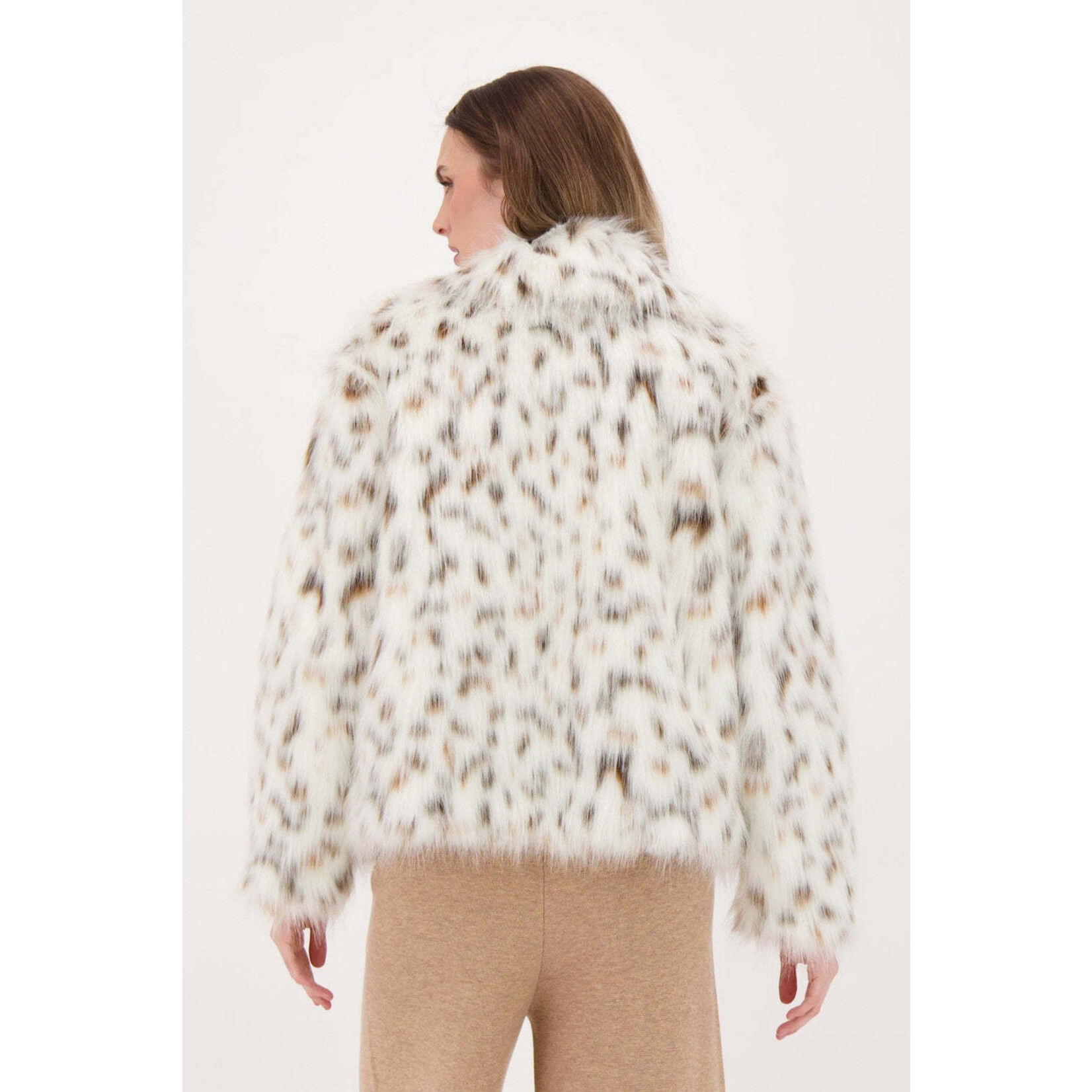 Cheetah Faux Fur Jacket