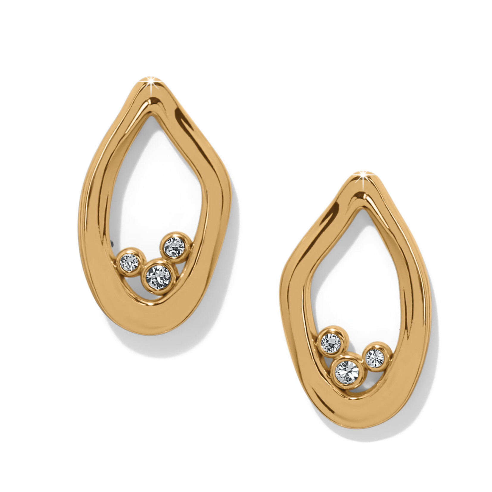 Brighton Cascade Lumina Gold Post Earrings