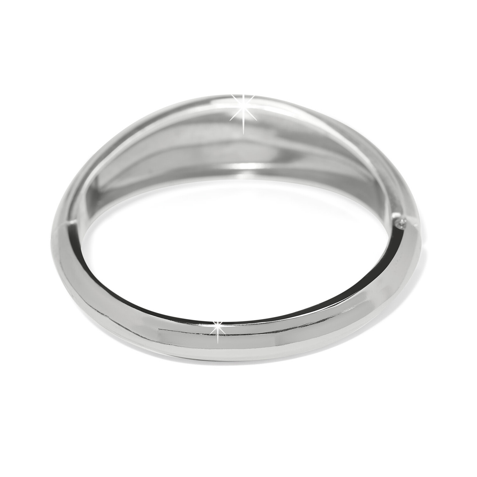 Brighton Cascade Lumina Silver Hinged Bangle