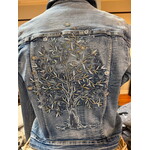 Tempo Paris Tree of Life Denim Jacket