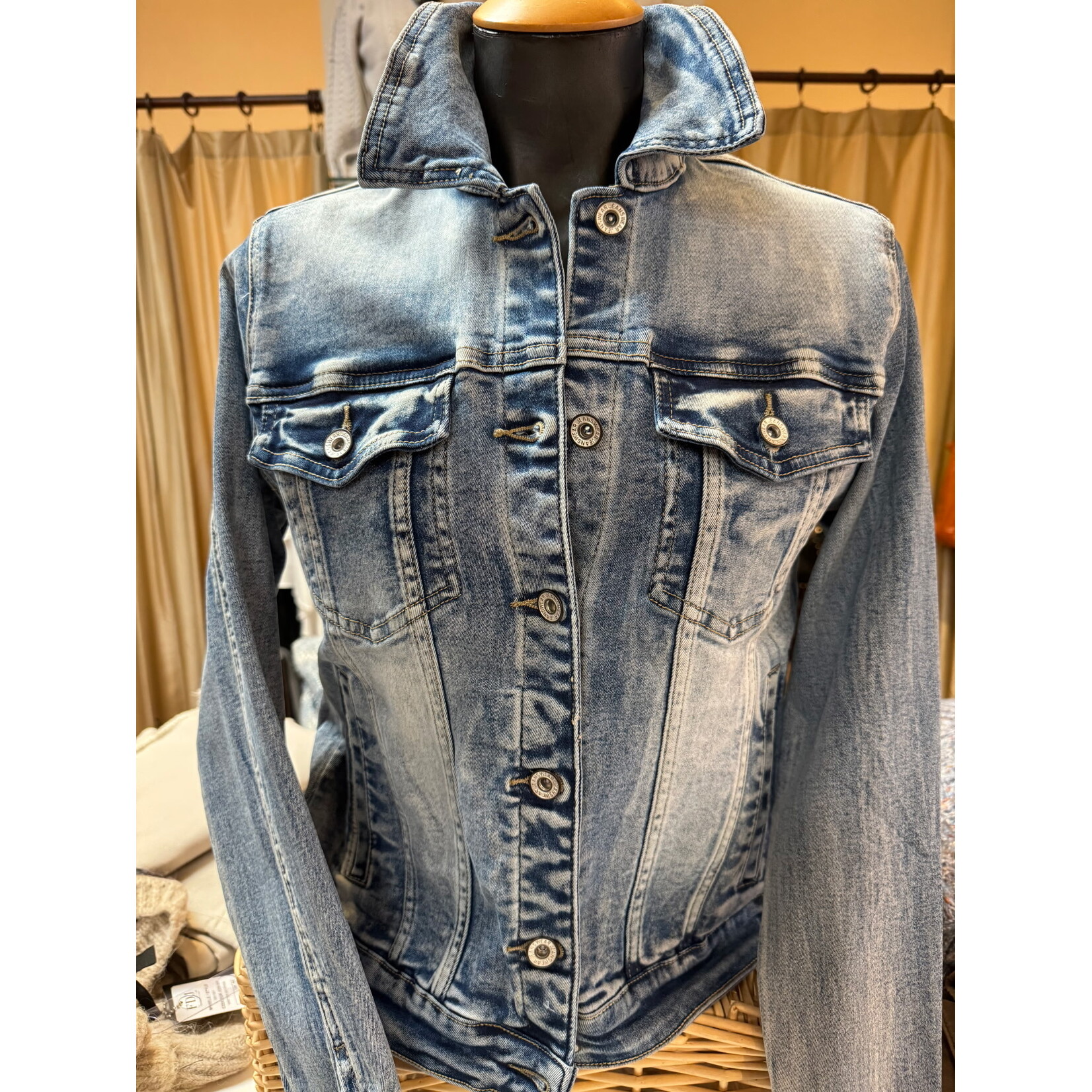 Tempo Paris Tree of Life Denim Jacket