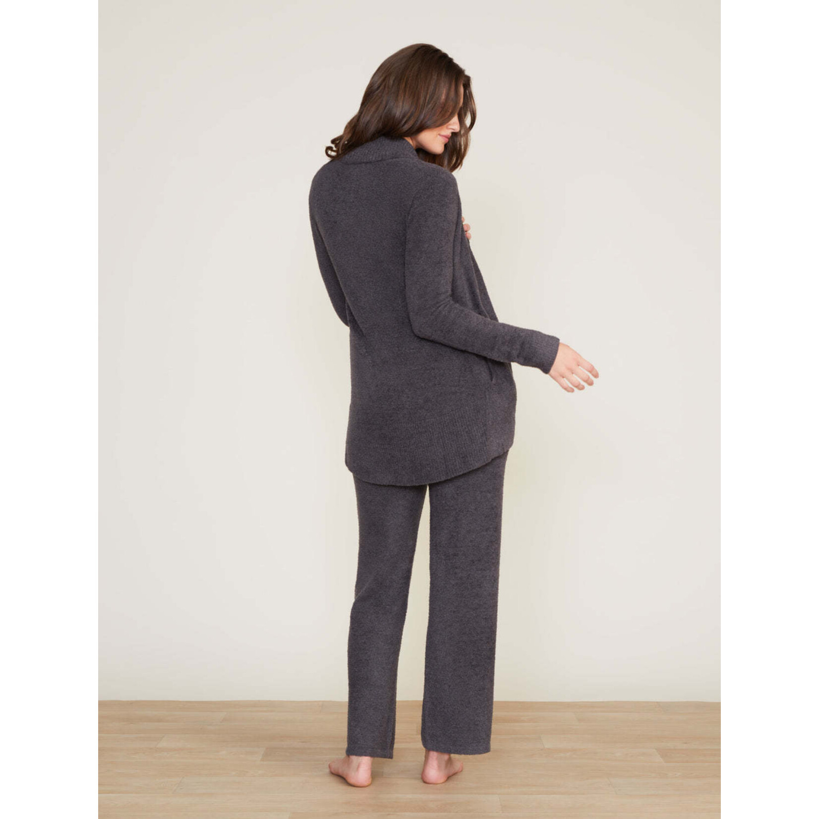 Barefoot Dreams CozyChic Lite Circle Cardi in Carbon