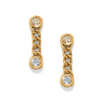Brighton Trust Life Gold Post Drop Earrings