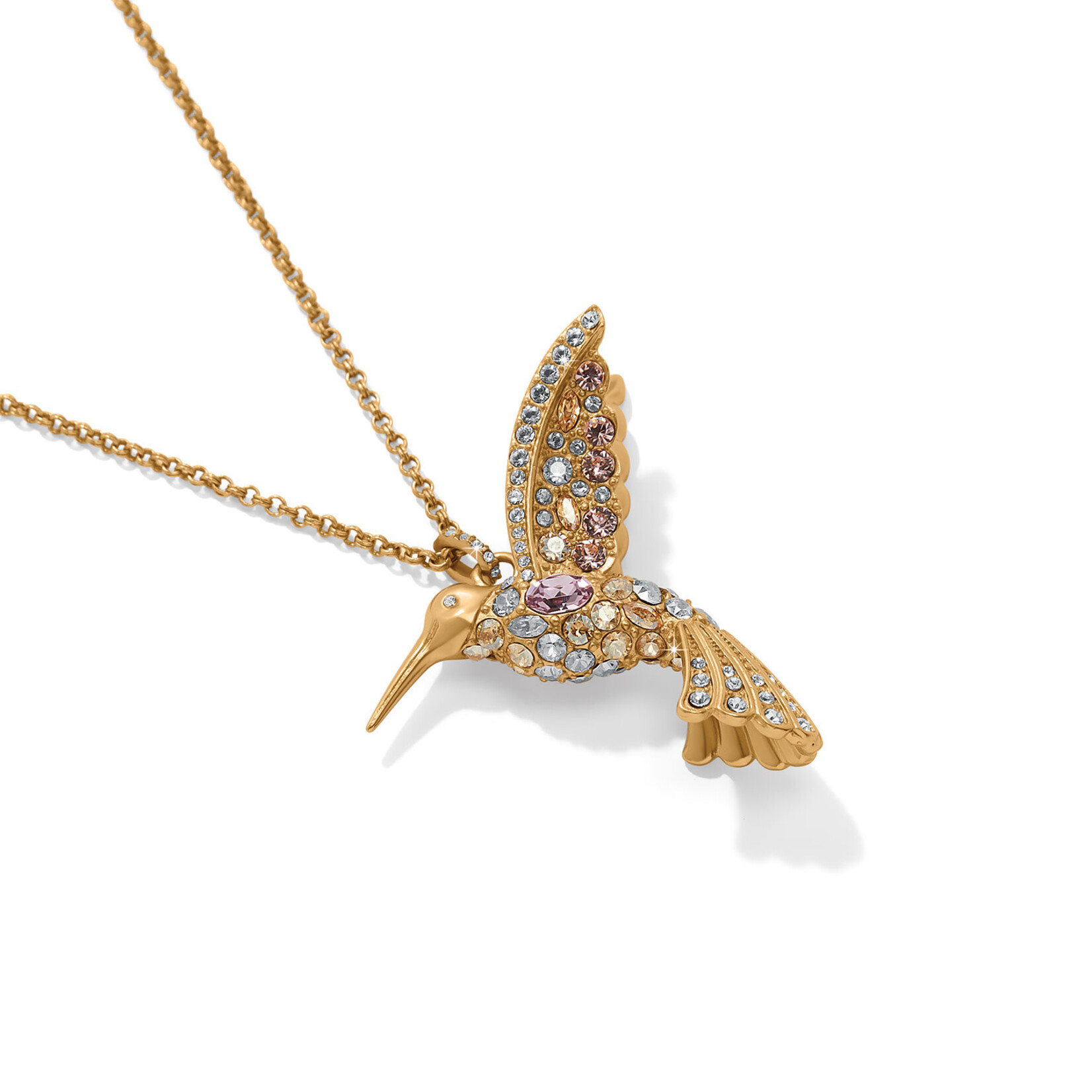 Brighton Trust Your Journey Golden Hummingbird Necklace