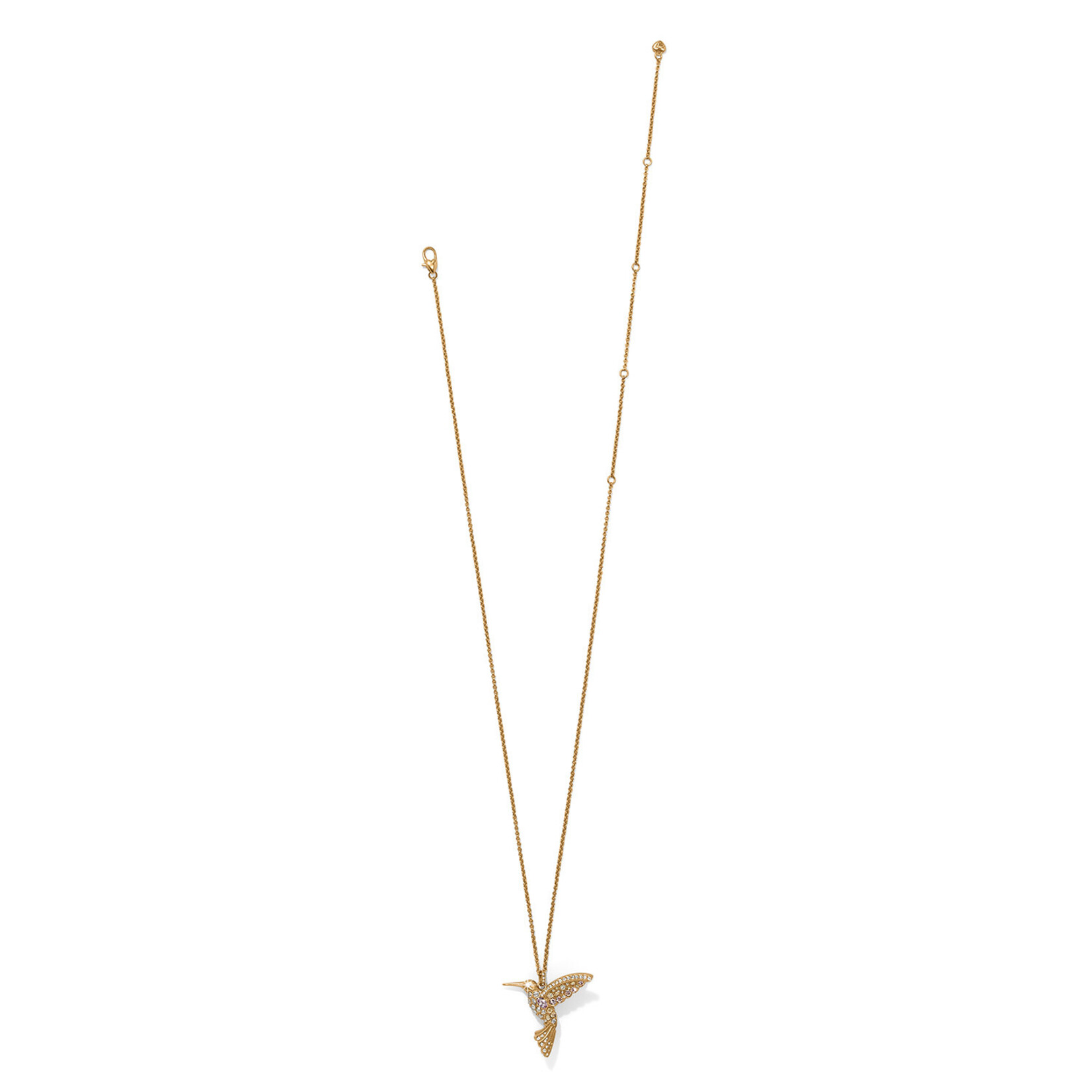 Brighton Trust Your Journey Golden Hummingbird Necklace