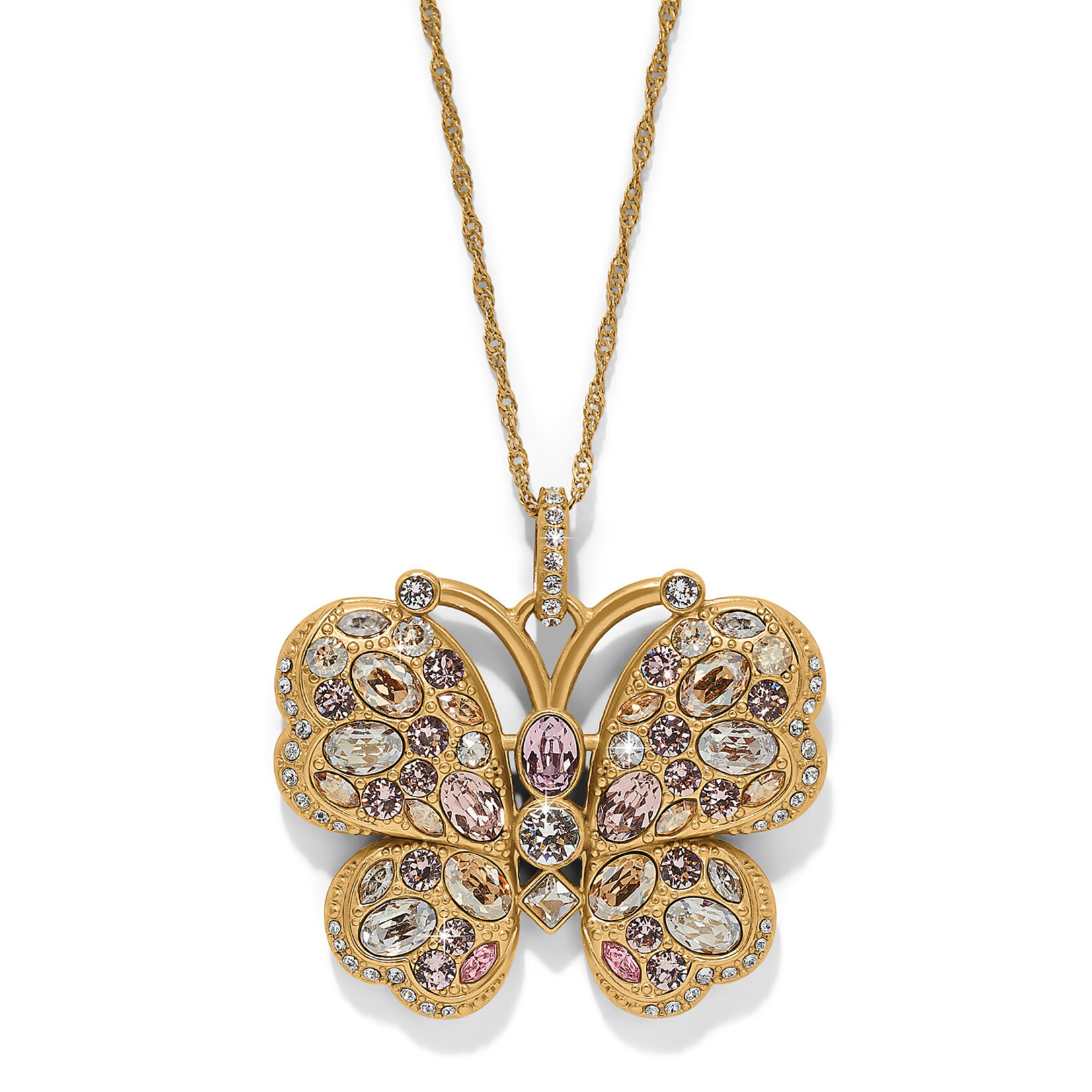 Brighton Trust Your Journey Butterfly Gold Necklace