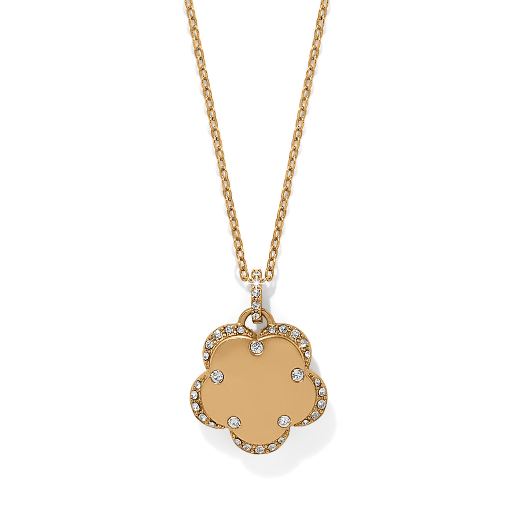 Brighton Trust Your Journey Flower Gold Necklace