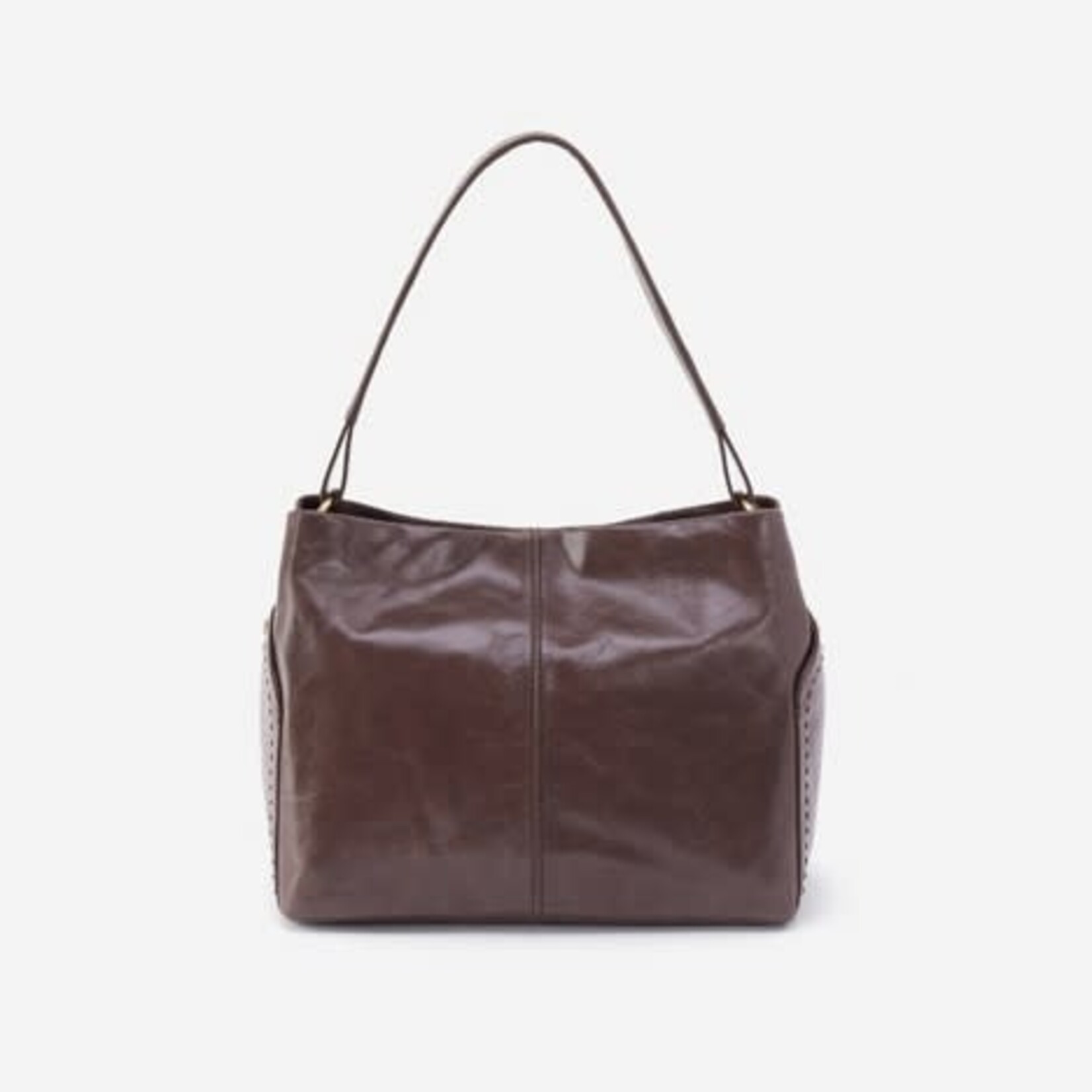 HOBO Seneca Polished Leather Shoulder Bag in Hearthstone