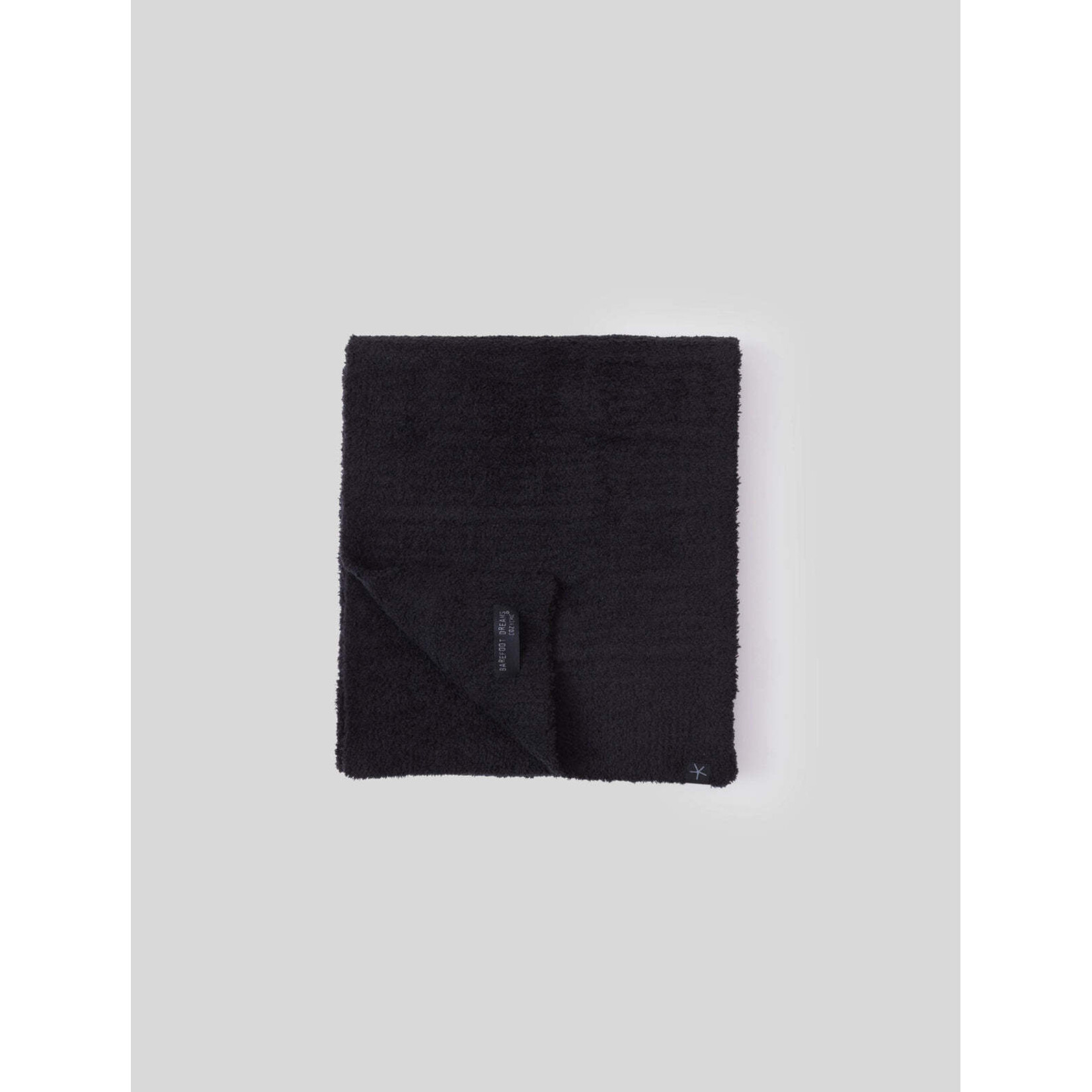 Barefoot Dreams CozyChic Grid Scarf in Black