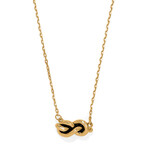 Brighton Interlok Single Knot Petite Gold Necklace