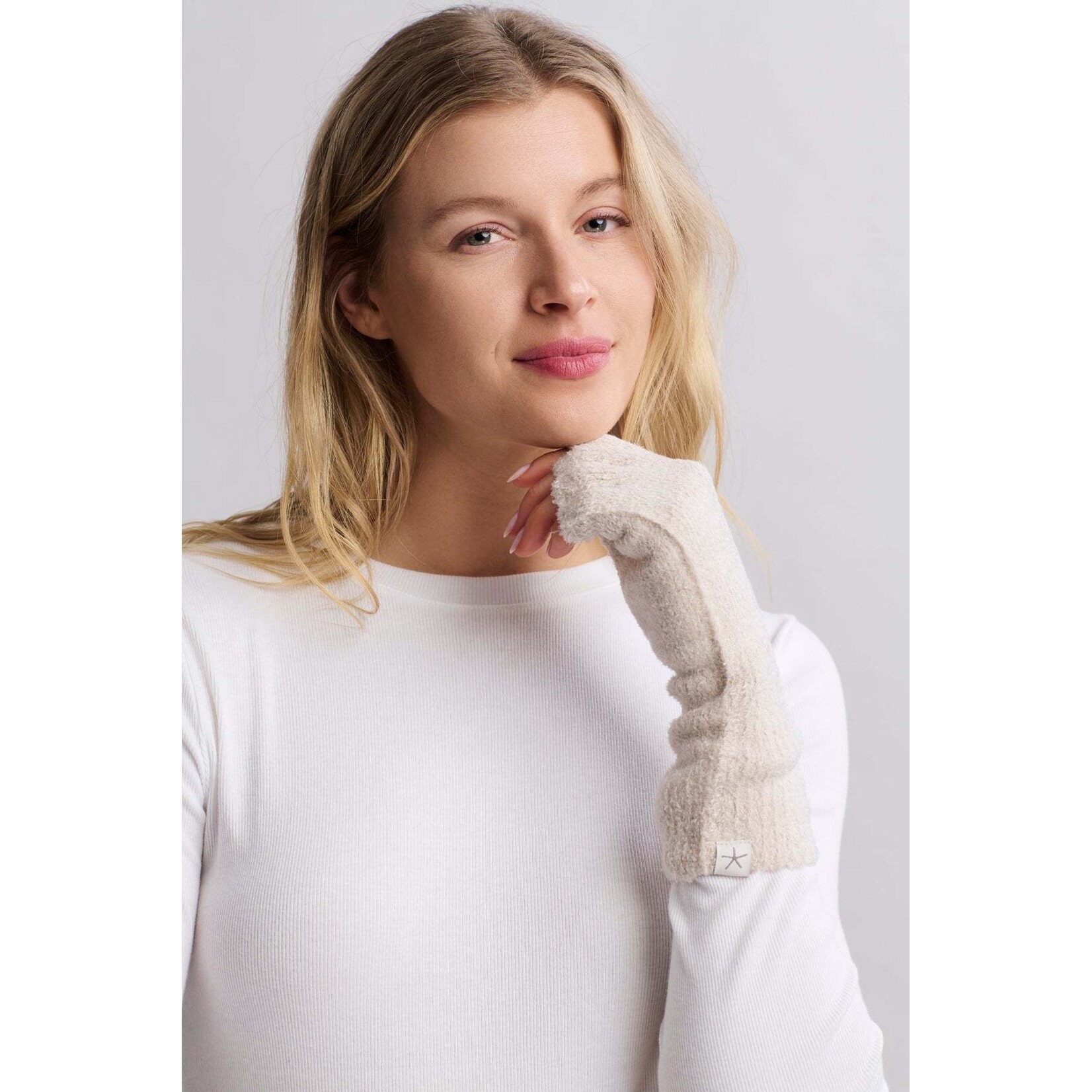Barefoot Dreams CozyChic Lite® Fingerless Gloves S-M